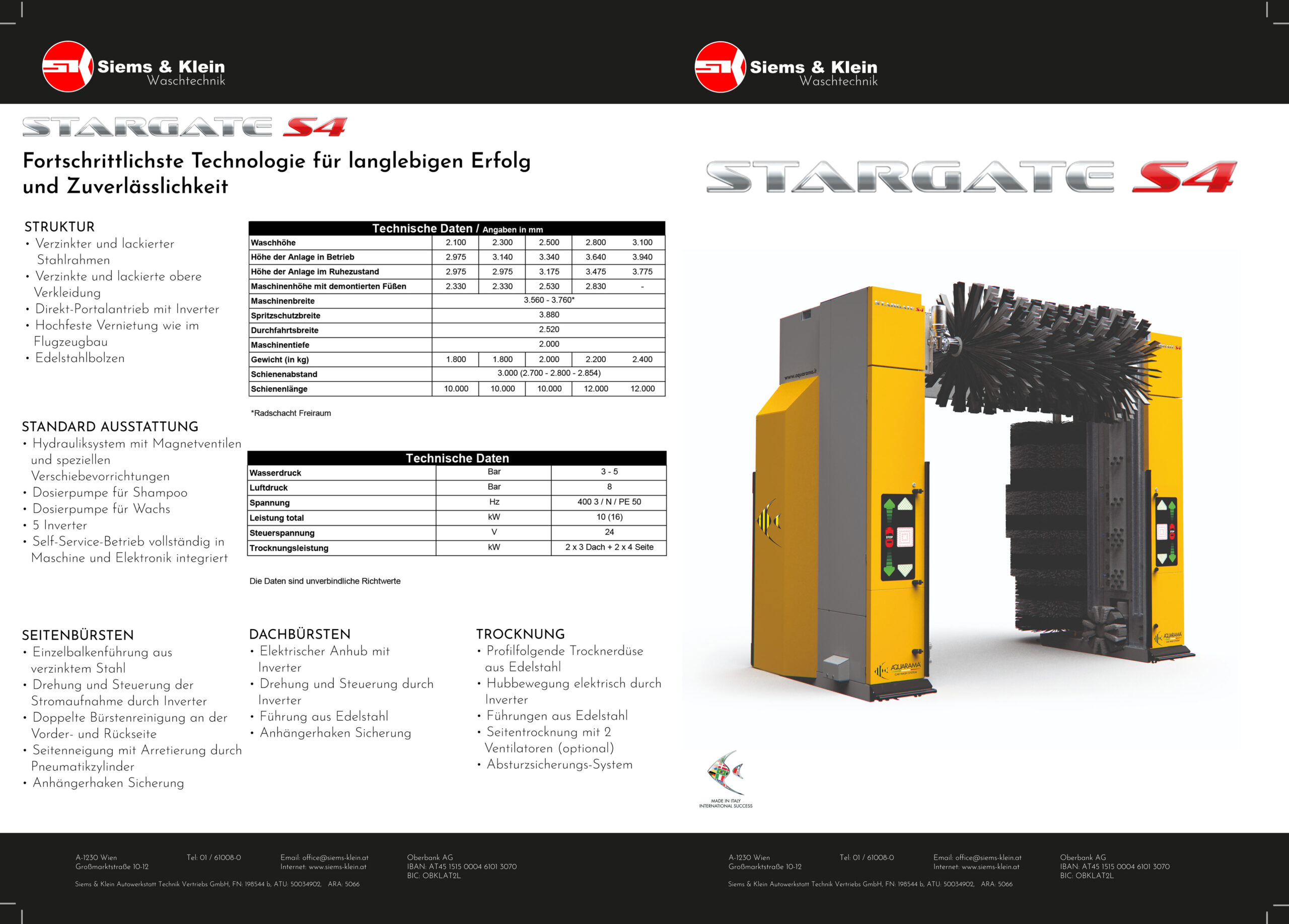 Flyer Aquarama S4 Seite 1
